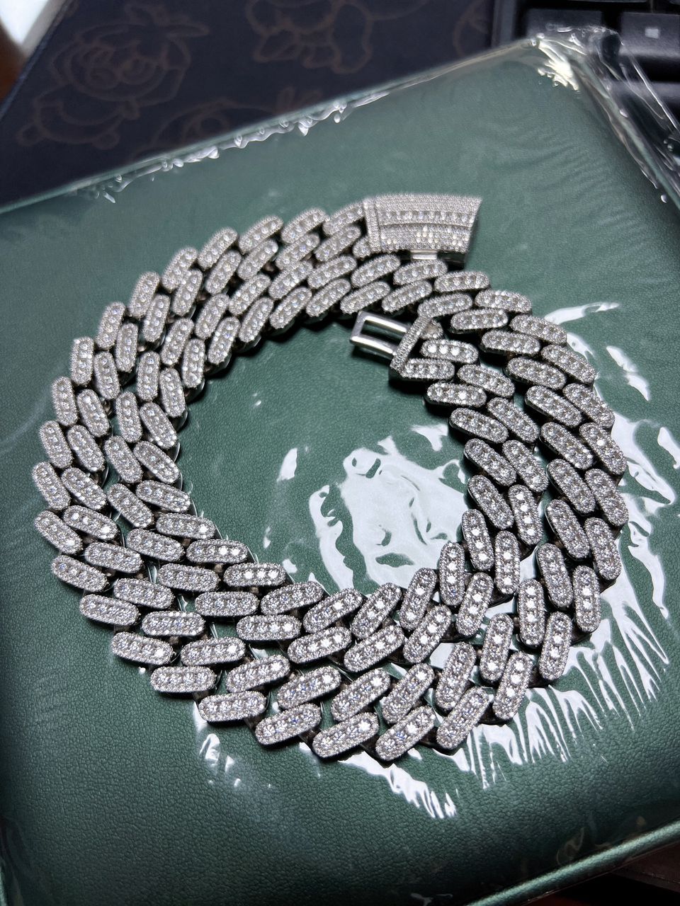 16MM Moissanite Cuban Chain 24 - TheShopIceStore.com